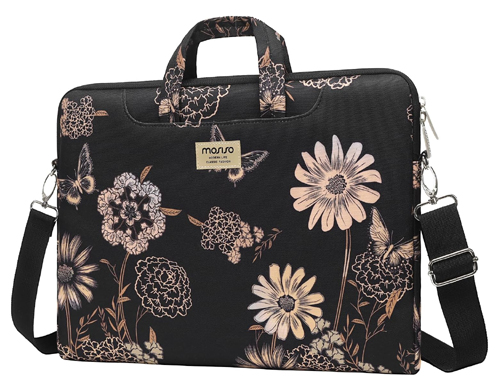 Floral Print Laptop Bag For Women