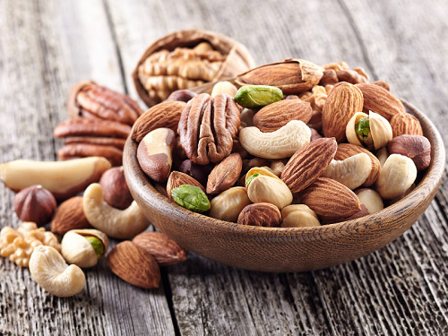 Nuts - biotin rich seeds and Nuts