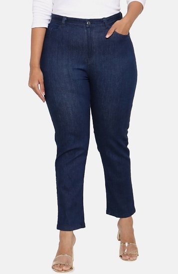 Plus Size High Waisted Jeans