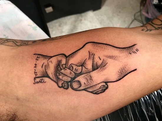 Father and Daughter Tattoo - Ace Tattooz
