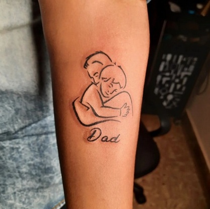 Remembrance Tattoos For Dad