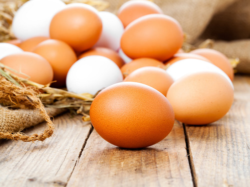 Egg - biotin enriched food