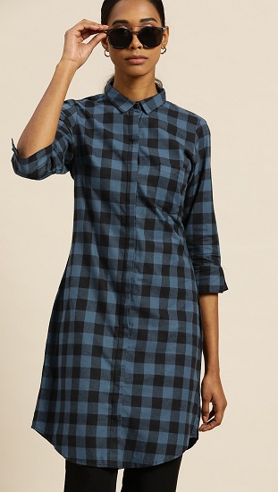 15 Trending Designs of Checked Shirts for Women - Try Now