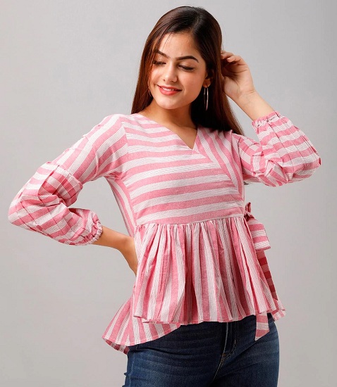 25 Trendy Styles of Cotton Tops for Women with Fashionable Look