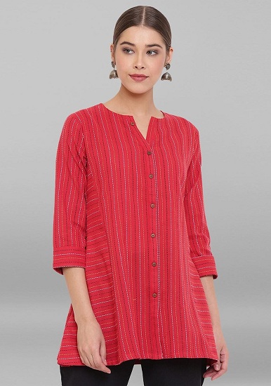 Cotton Tunic Top For Summer
