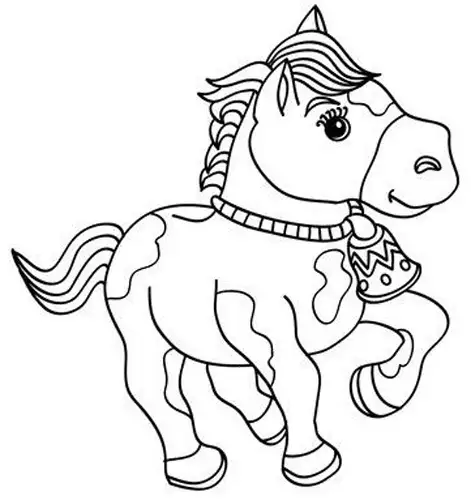 15 beautiful horse coloring pages for kids