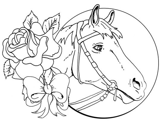 Horsehead Coloring Page
