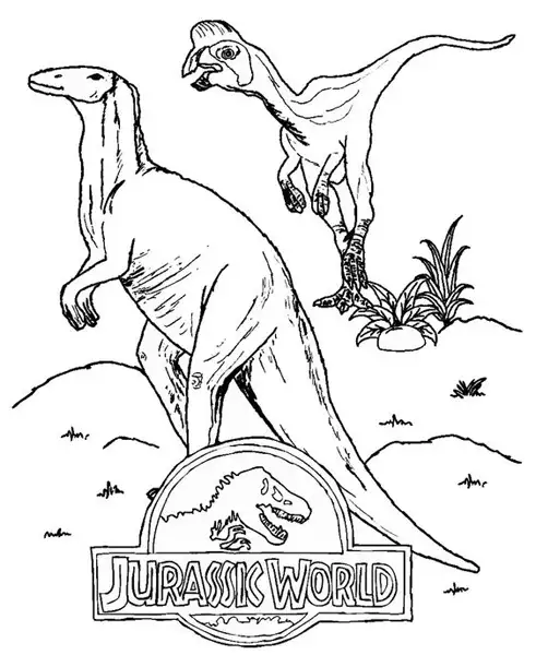 jurassic park coloring pages to print free