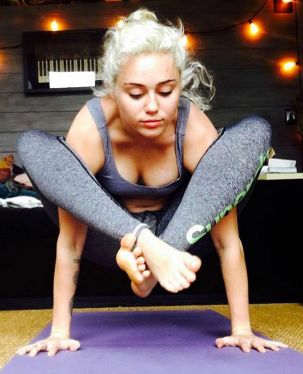 hollywood actress yoga poses