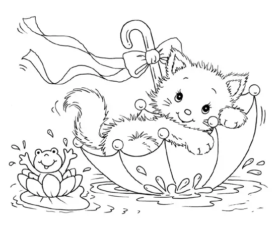 91 Collection Coloring Pages Of Cat With Food  Latest HD