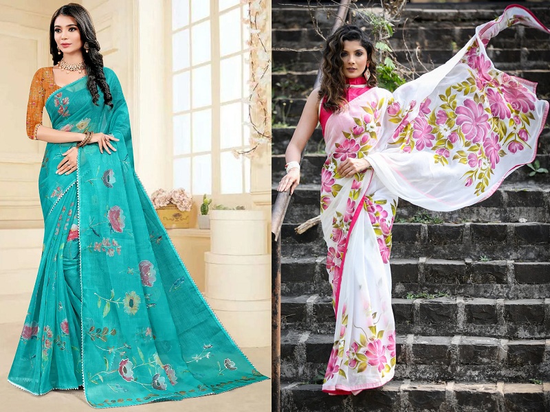 Saree Painting Designs 9 Latest Patterns For Stunning Look