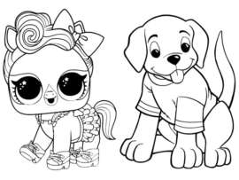 15 Simple and Best Dog Coloring Pages Free to Print