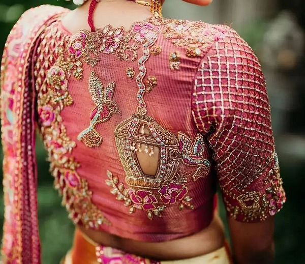Maggam Work Blouse For Bridal