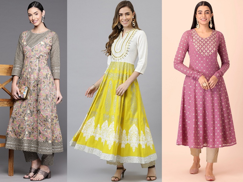 25 Latest Collection Of Anarkali Kurtis For Women In 2022