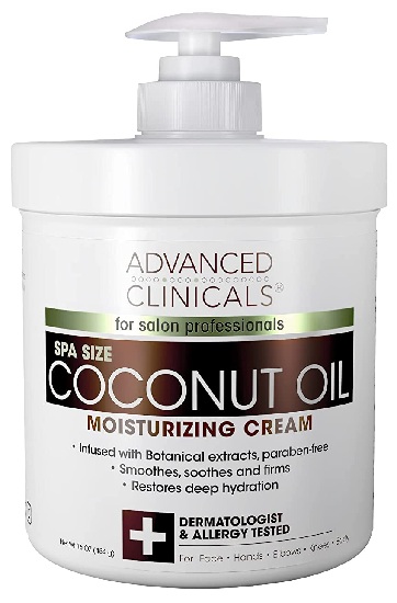 Advanced Clinicals Coconut Oil Moisturizing Cream