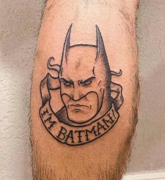 Descubrir 91+ imagen batman face tattoo