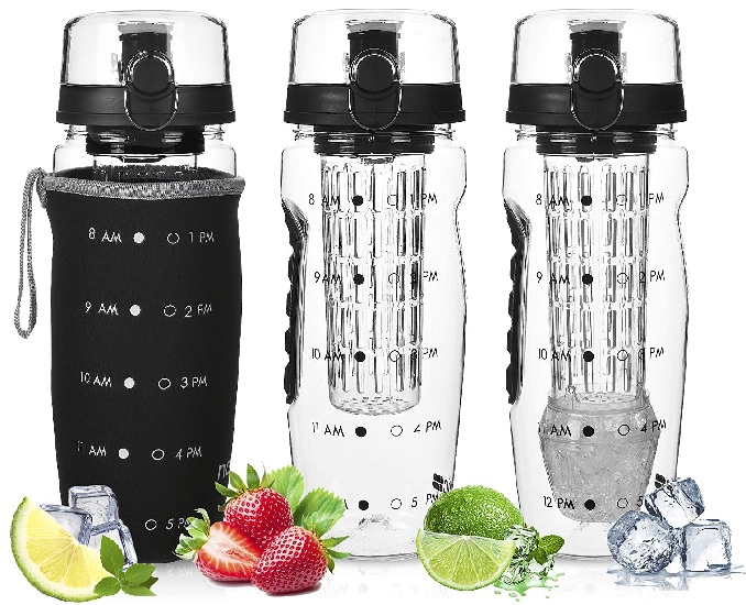 Daily Nordic Sports Fruit Infuser Water Bottle