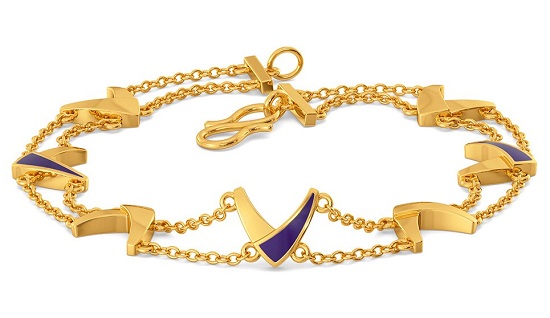 Designer Double Chain Bracelet