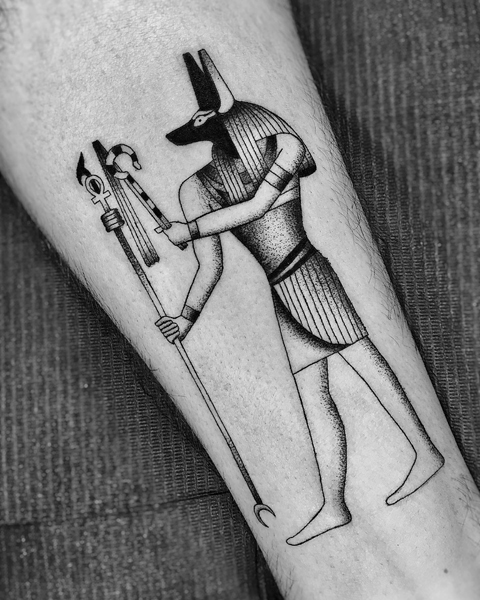 110+ Egyptian Anubis Tattoos For Men (2023) Tribal Designs