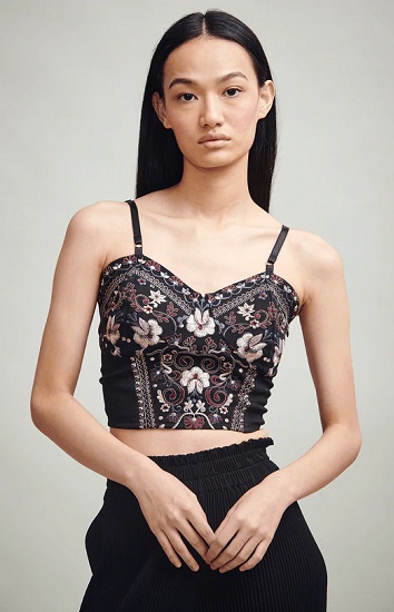 Embroidered Bralette Top