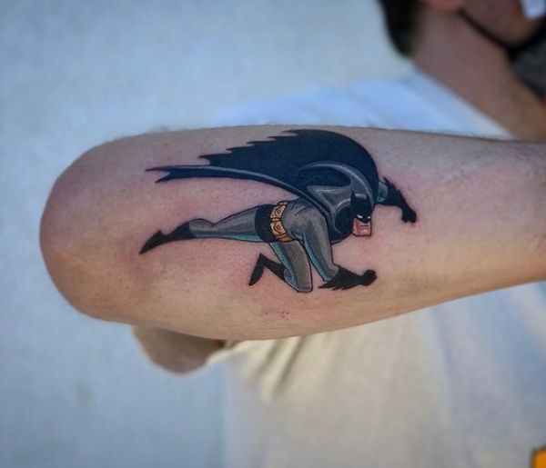 Flying Batman Tattoo