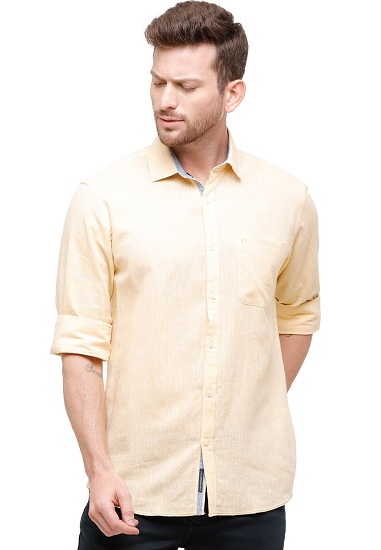 Gold Linen Shirt