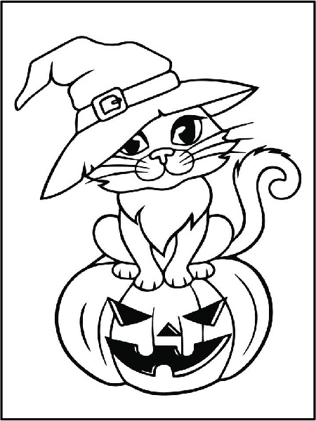 Halloween cat image