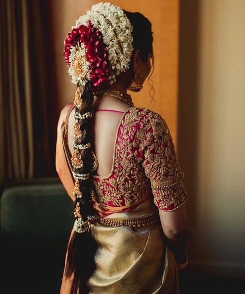 Indian Bridal Hairstyles For Sangeet  K4 Fashion