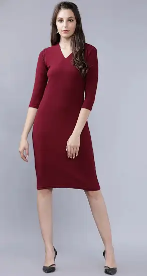 Maroon Dresses for Women - 30 Trending Models for Graceful Look