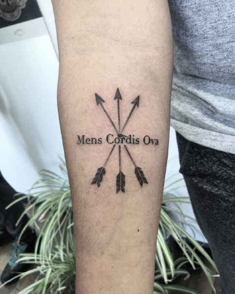 Meaningful Three Arrows Tattoo