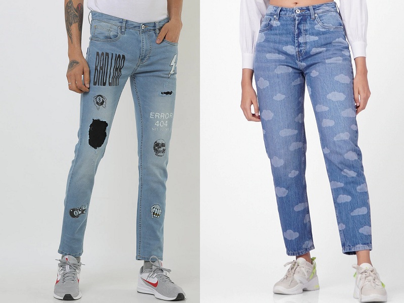 Printed Jeans For Men And Women 10 Must Try Collection