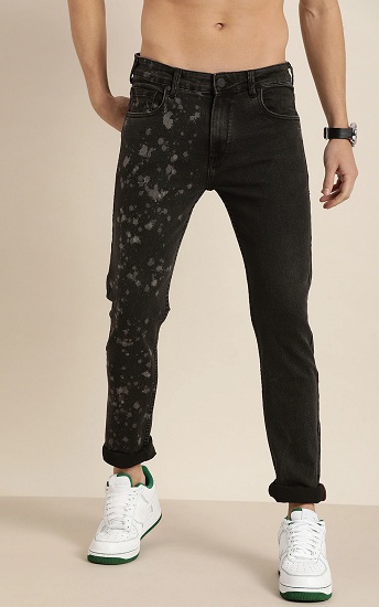 Printed Skinny Stretchable Jeans