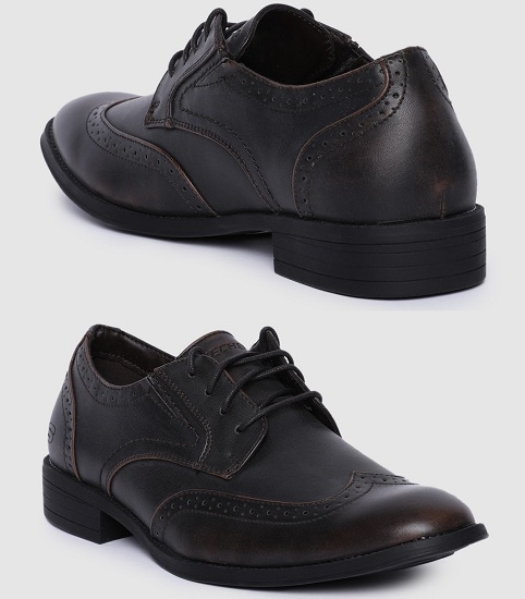 Skechers Brown Formal Shoes