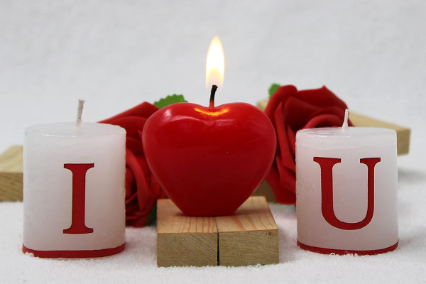 Valentine’s Candle