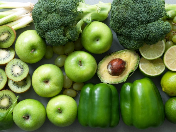 Green Fruits And Vegetables