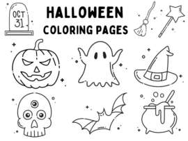 20 Spooky Halloween Coloring Pages for Kids of all Ages in 2023