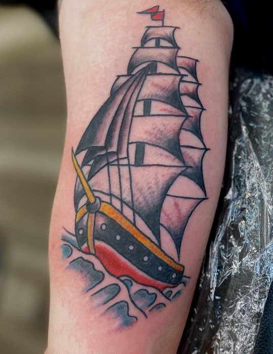 Sailor Ship Tattoo