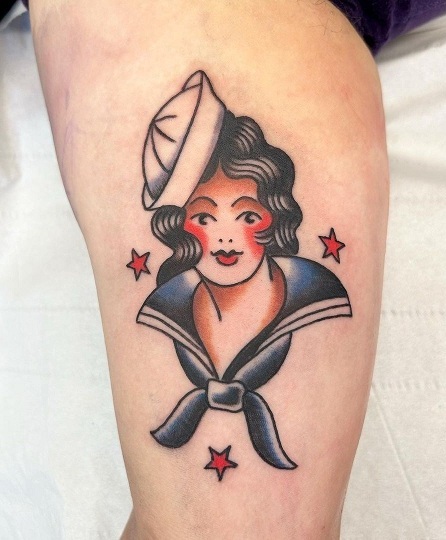 Sailor Tattoo Girl