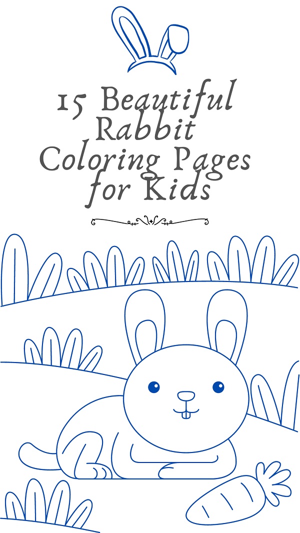 Beautiful Rabbit Coloring Pages For Kids
