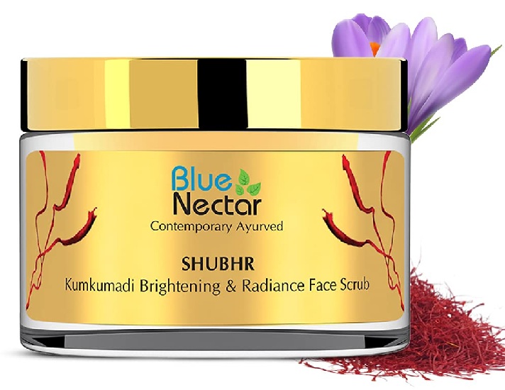 Blue Nectar Kumkumadi Oil Face Scrub