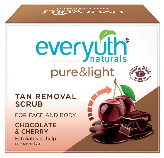 Everyuth Naturals Pure & Light Tan Removal Choco Cherry Scrub