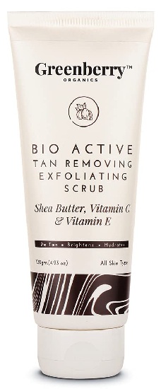 Greenberry Organics Bio Active Tan Removing & Exfoliating Scrub