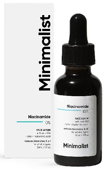Minimalist 10% Niacinamide Face Serum for Acne Marks