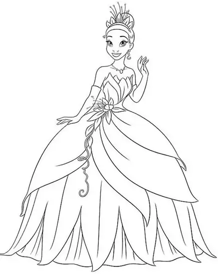 72 Collections Disney Princess Dress Up Coloring Pages  HD