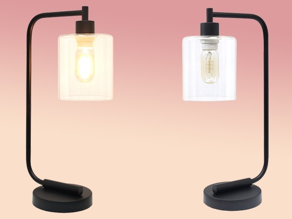 Simple Designs Lantern Shade Desk Lamp