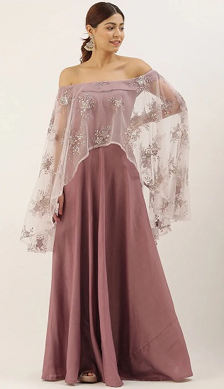 Designer Long Pink One Shoulder Mermaid Sleeveless Prom Dress With Sli –  misshow.com