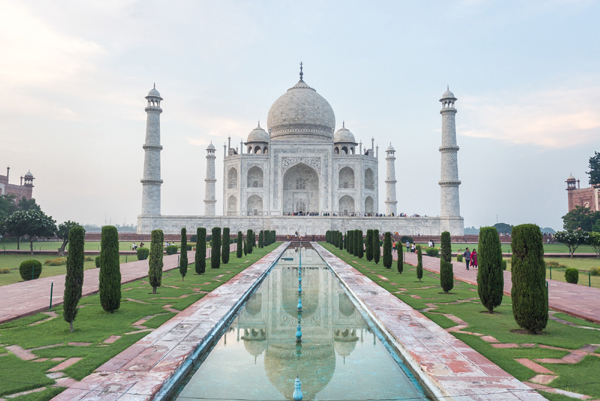 Taj Mahal Heritage Site In India