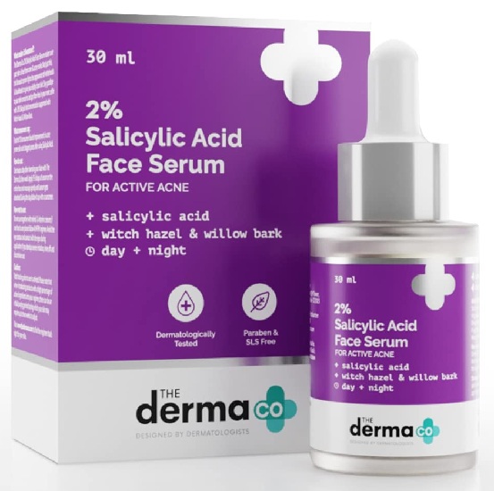 The Derma Co 2% Salicylic Acid Face Serum for Acne & Acne Marks