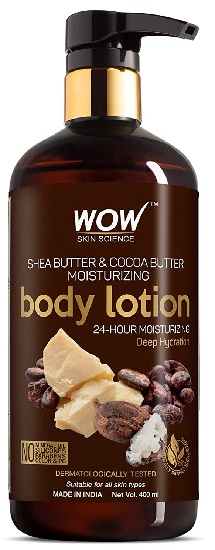 Wow Skin Science Shea Butter And Cocoa Body Lotion 17