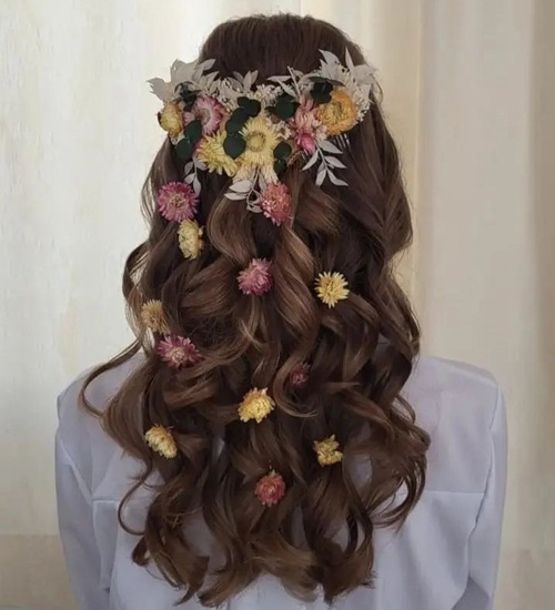 Bridal Curly Hair Hairstyles
